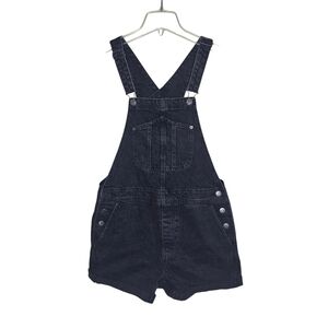 Old Navy Slouchy Shorte Washed Coal Overalls Size Small